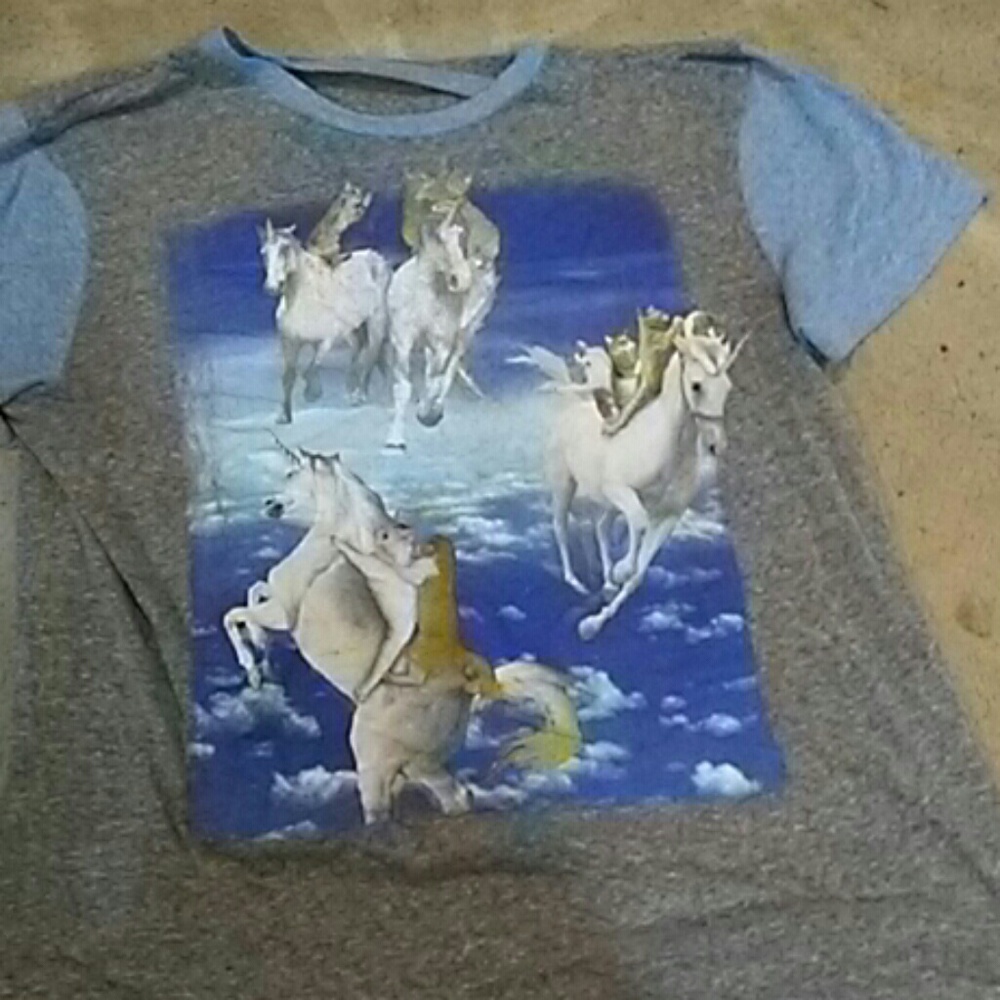 Unicorn cat shirt